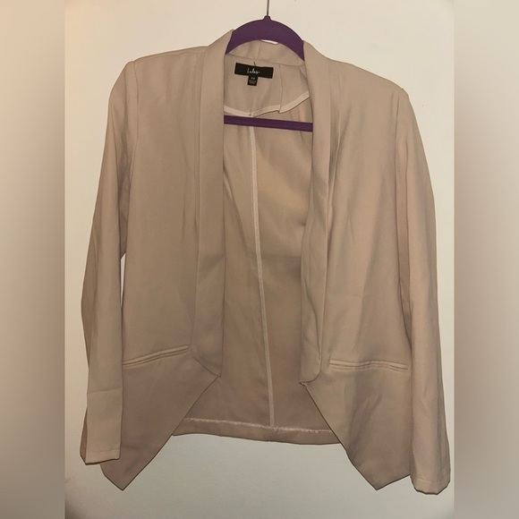 Lulus Jackets & Blazers - Lulu's Elegant Cream Blazer for Women